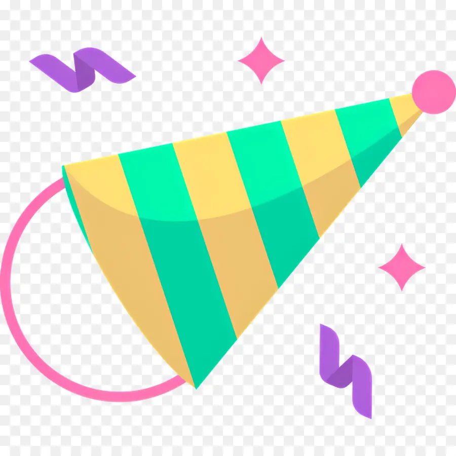 Cono De Cumpleaños，Sombrero De Fiesta PNG