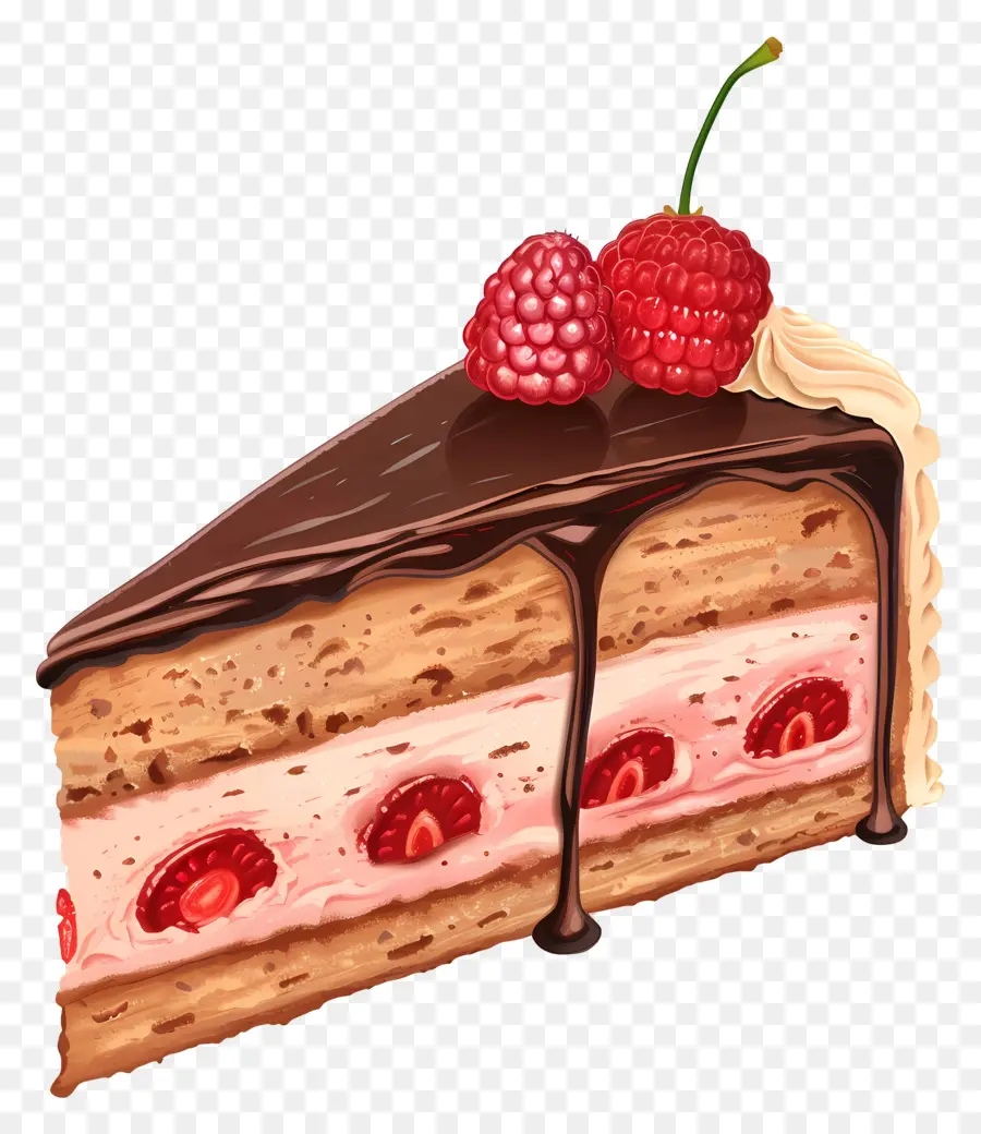 Rebanada De Pastel，Pastel De Chocolate PNG