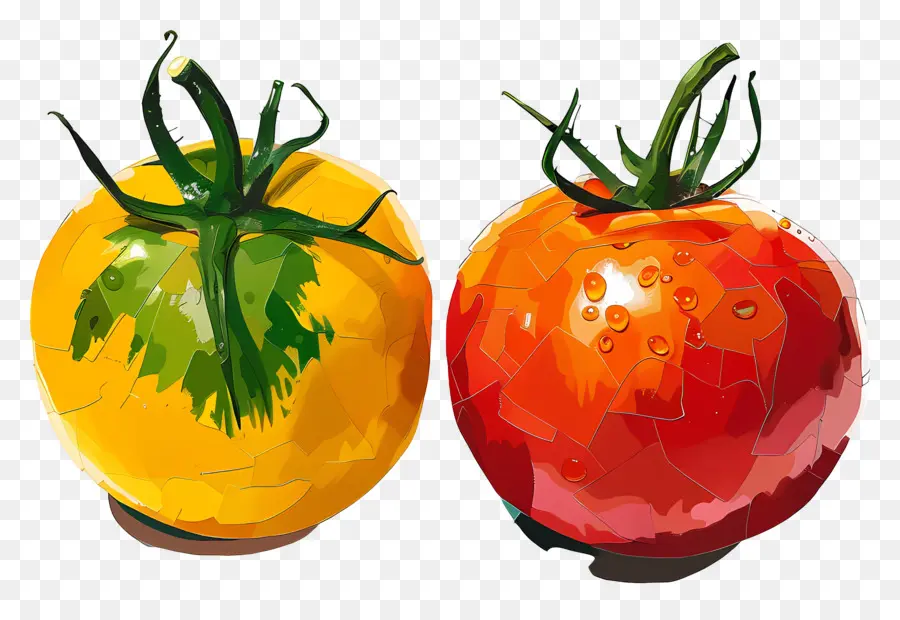 Tomate Rojo，Amarillo Del Tomate PNG