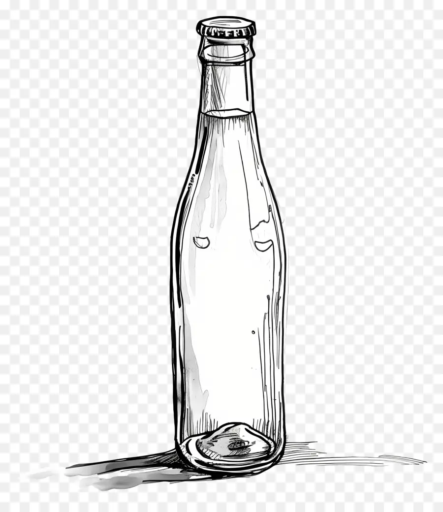 Botella，Botella De Vidrio Transparente PNG