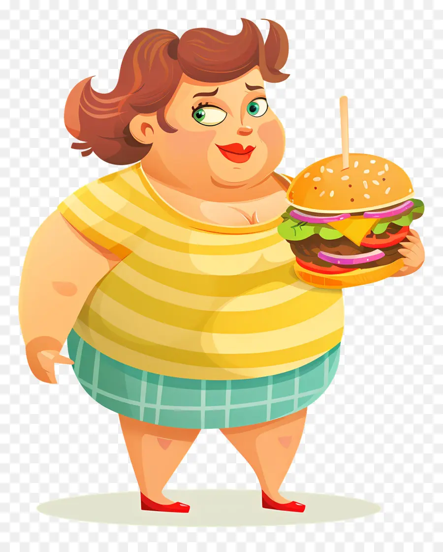 El Sobrepeso De La Mujer，Mujer Obesa PNG