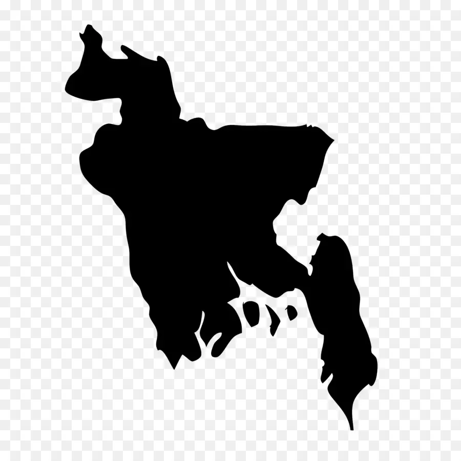 Bangladesh Mapa，Cuarto Oscuro PNG