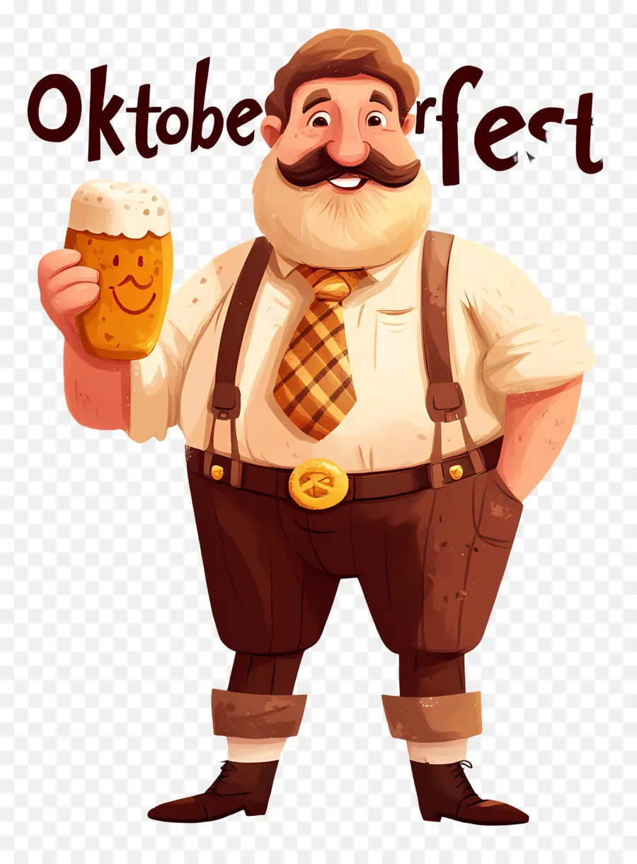 Oktoberfest，El Hombre Con Barba PNG