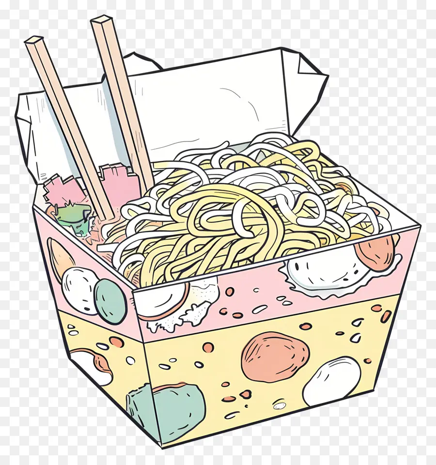 Caja De Fideos，La Historieta PNG