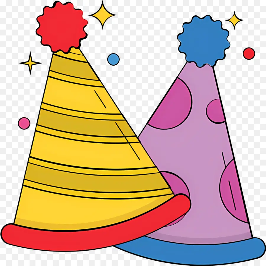 Cono De Cumpleaños，Sombreros De Fiesta PNG