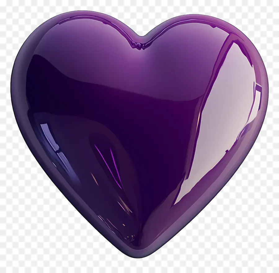 Corazón Púrpura，Morado PNG