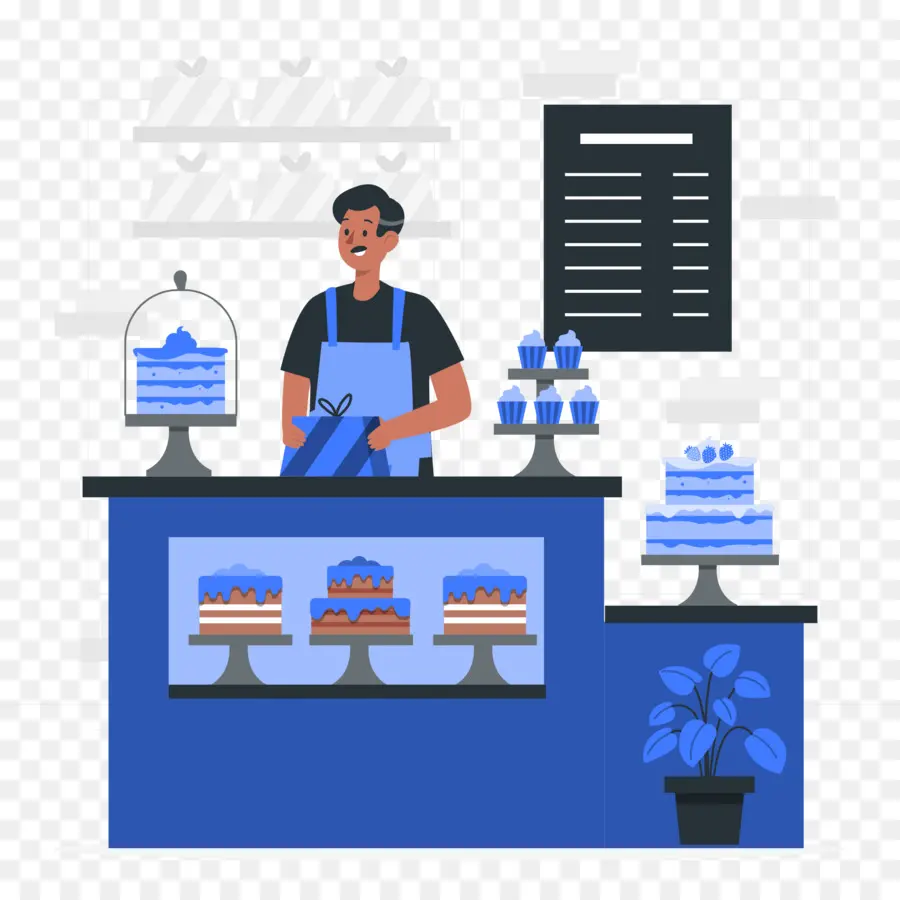 Cupcakes，Delantal PNG