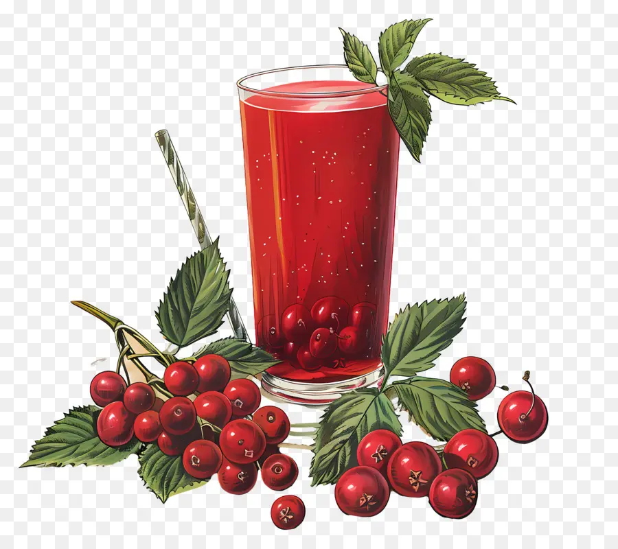 Bebida De Fruta Roja，Beverage PNG