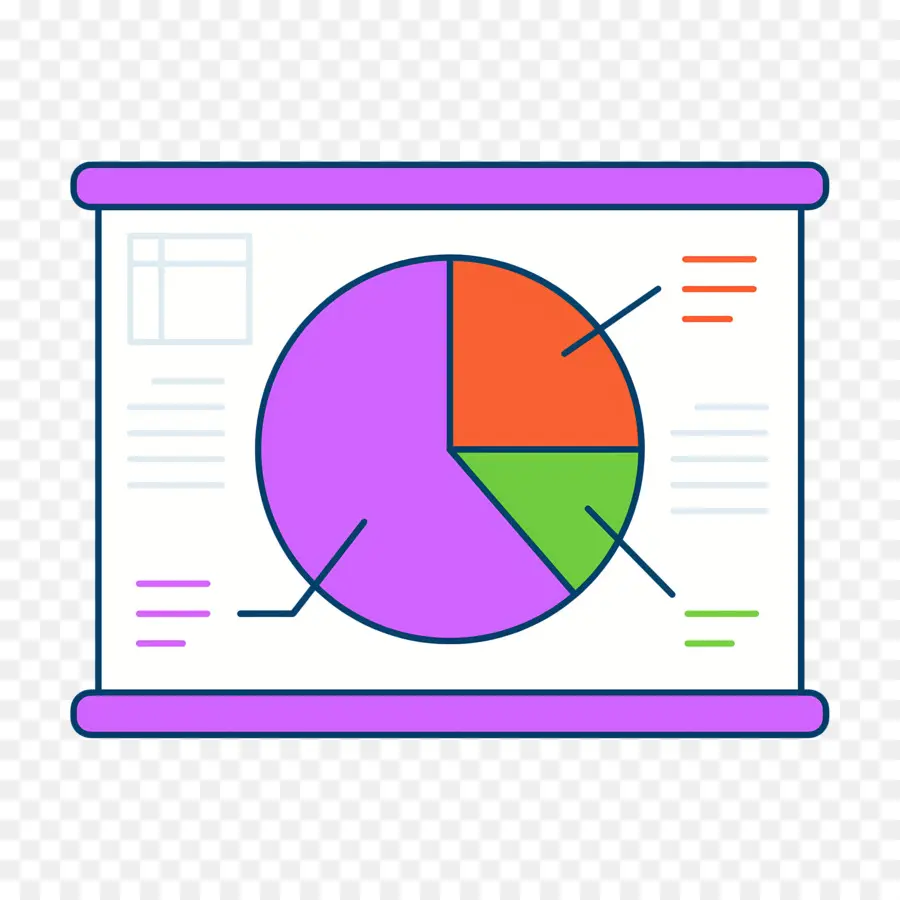 Gráfico Circular，Visualización De Datos PNG