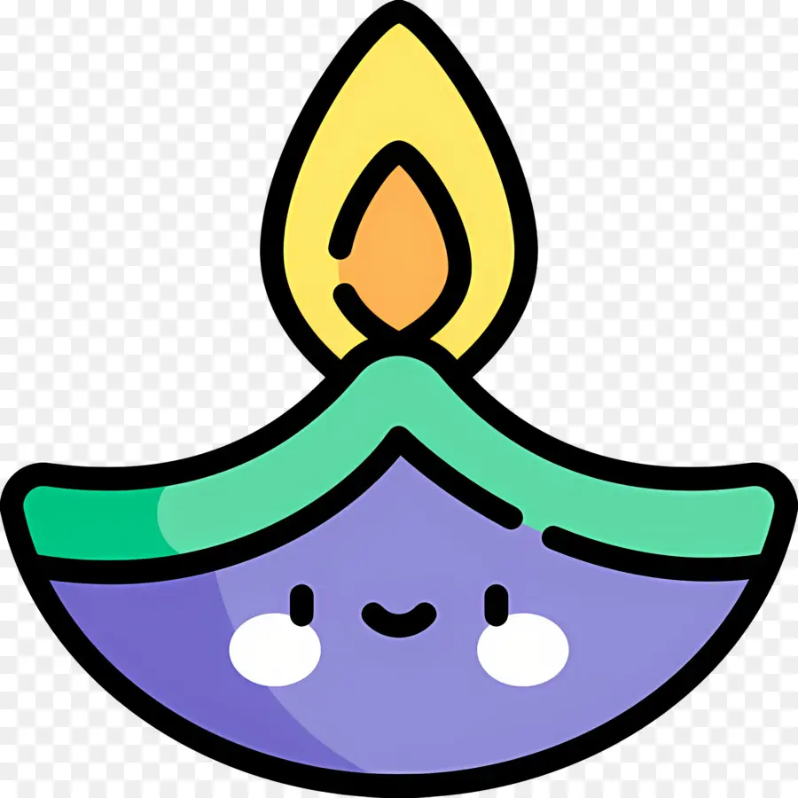 Diwali，Vela Sonriente PNG