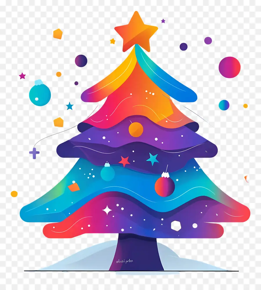 árbol De Navidad，Pintura A La Acuarela PNG