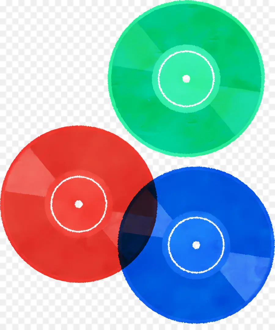 La Música，Los Discos De Vinilo PNG