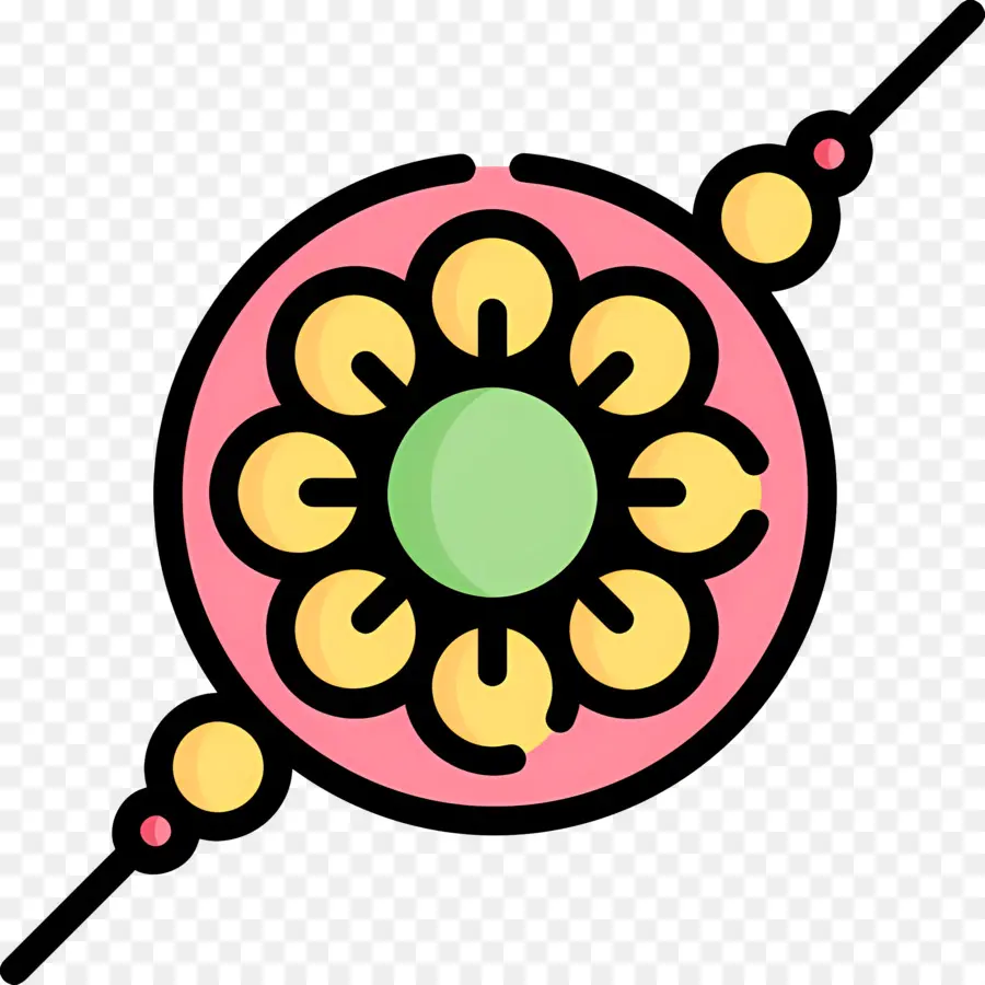 Raksha Bandhan，Flor Rosa PNG