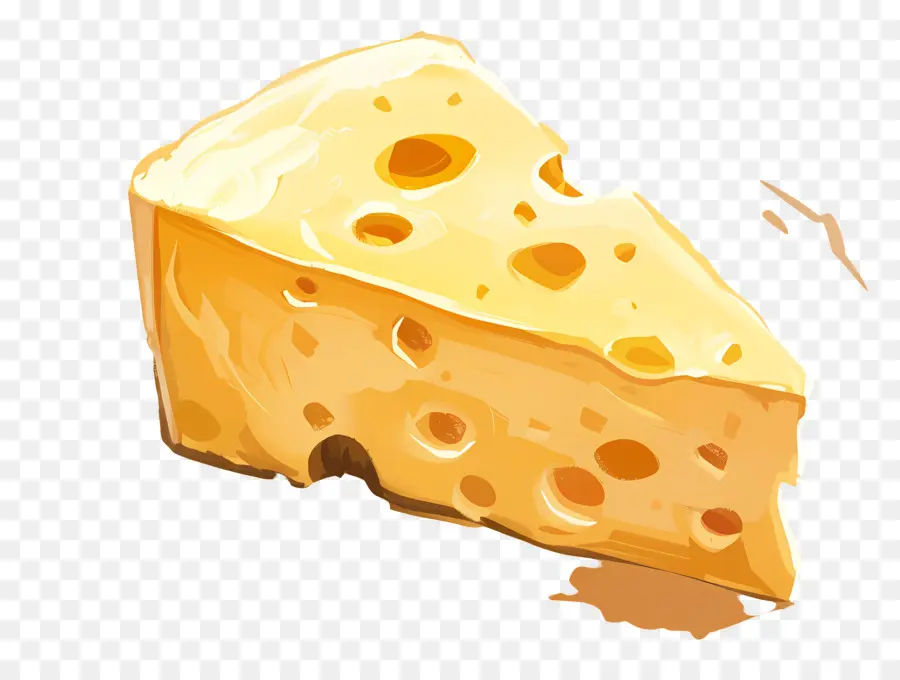 Rebanada De Queso，Queso Cheddar PNG