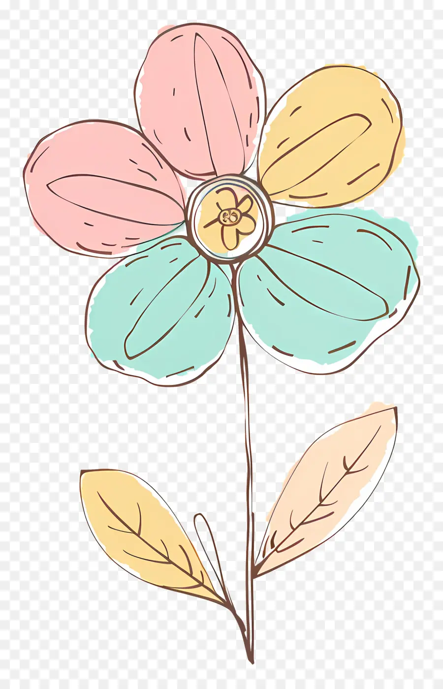 Flor，Cartoon Flower PNG