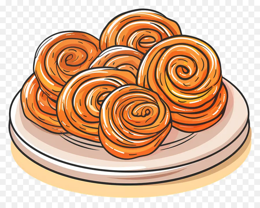 Jalebi，Bollos De Naranja PNG