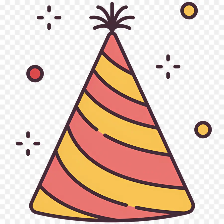 Cono De Cumpleaños，Sombrero De Fiesta PNG