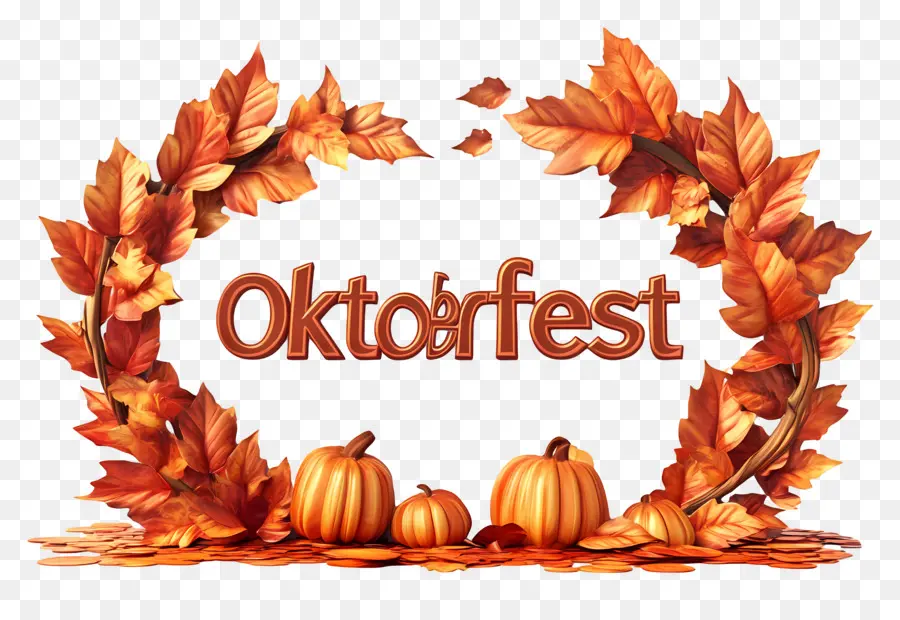 Oktoberfest，Otoño Corona PNG