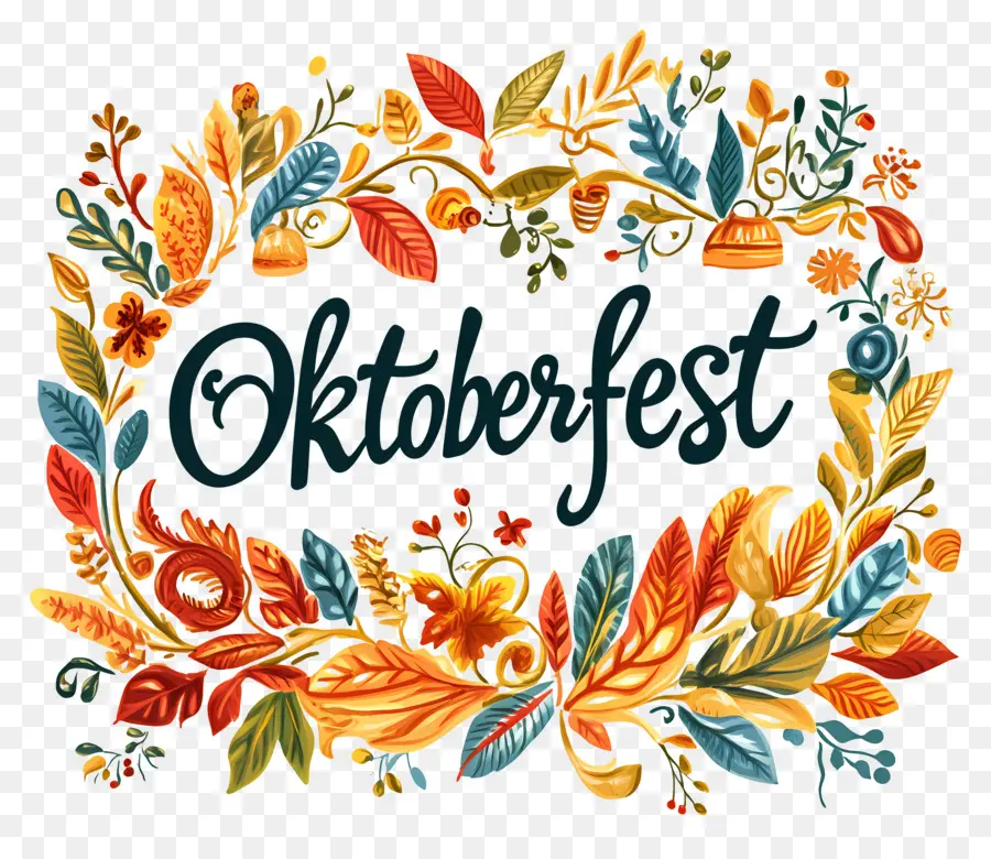 Oktoberfest，Floral Corona PNG