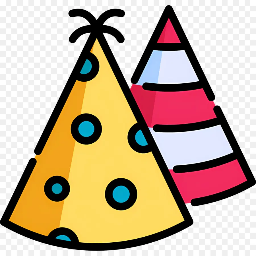 Cono De Cumpleaños，Polka Dots PNG