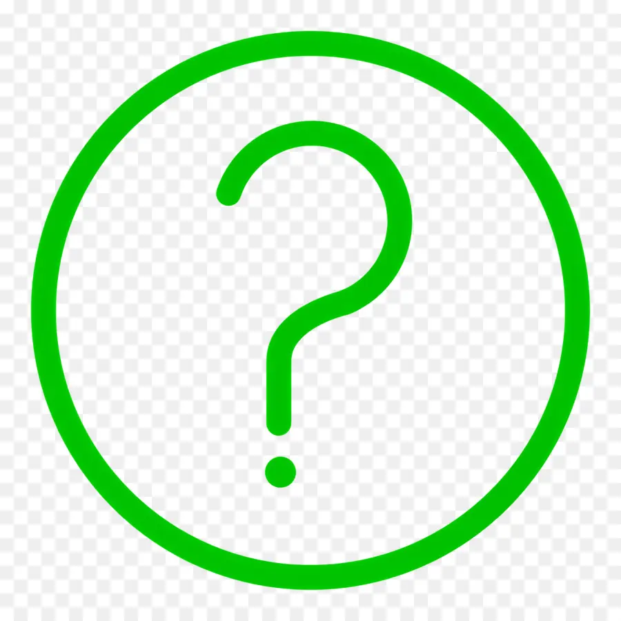 Signo De Interrogación Verde，Signo De Interrogación PNG