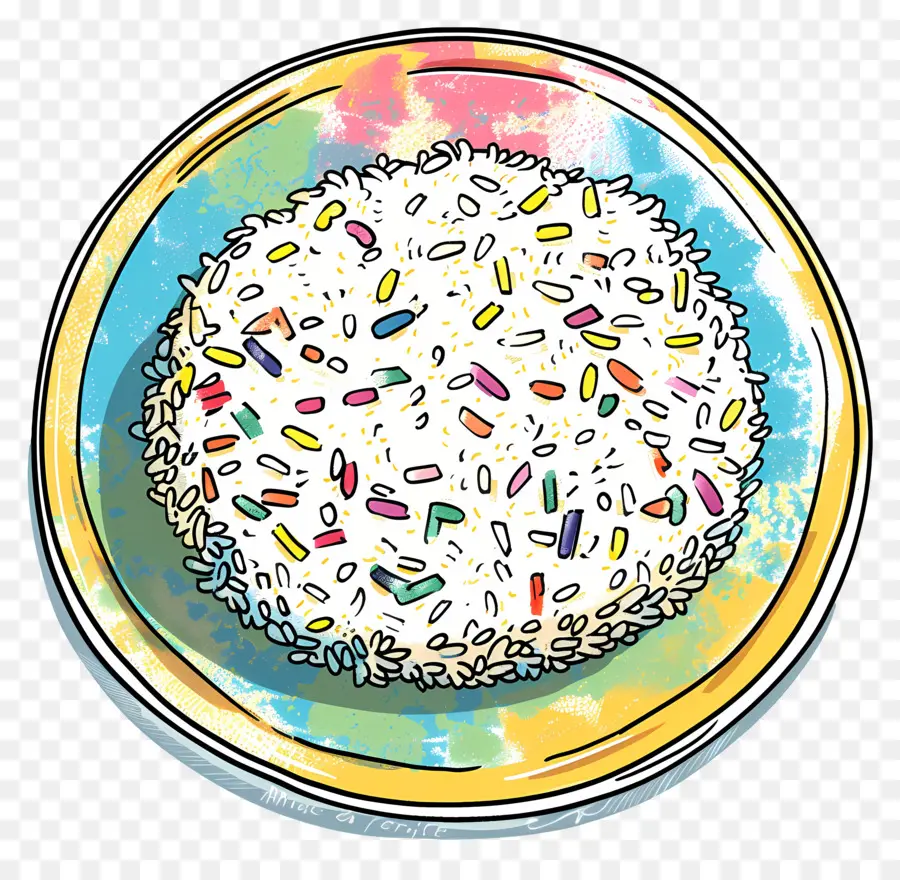 Plato Con Arroz，Pastel PNG