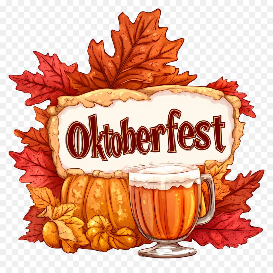 Oktoberfest，Wooden Sign PNG