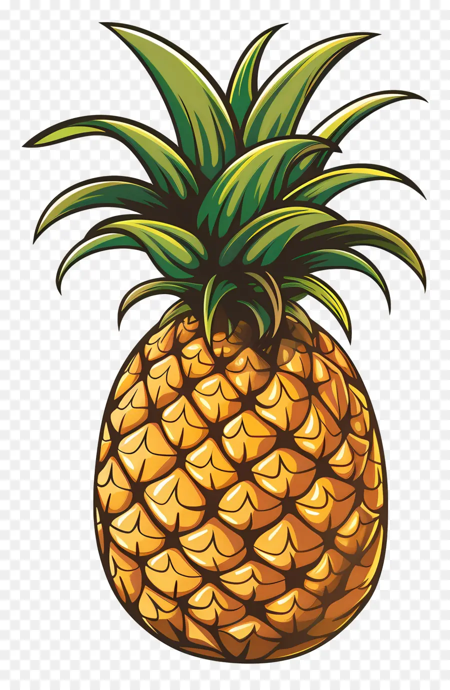 Piña，Ripe PNG