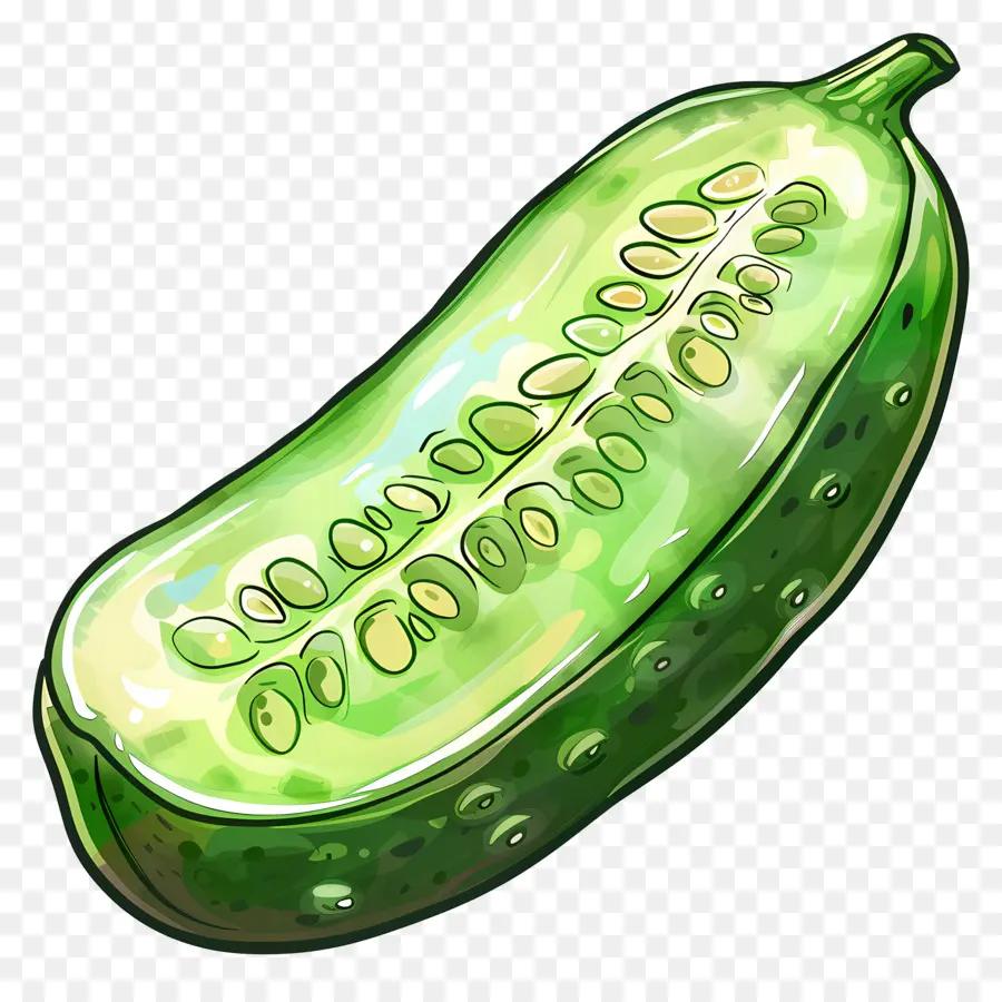 Pepino，Pepinillo Verde PNG