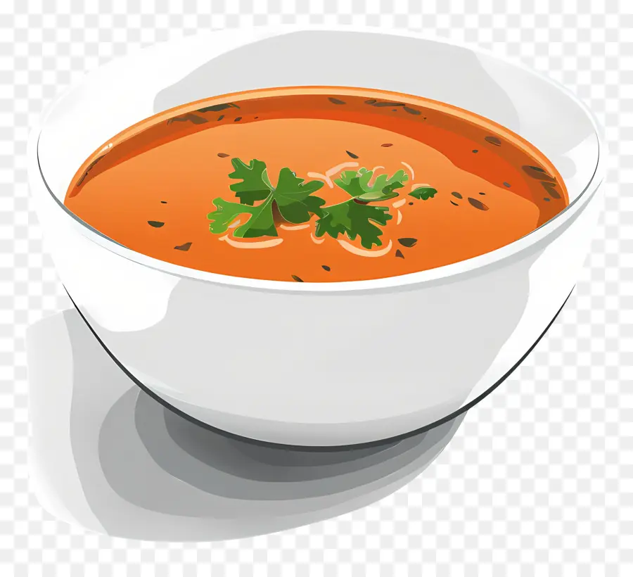 Plato De Sopa，Sopa Roja PNG