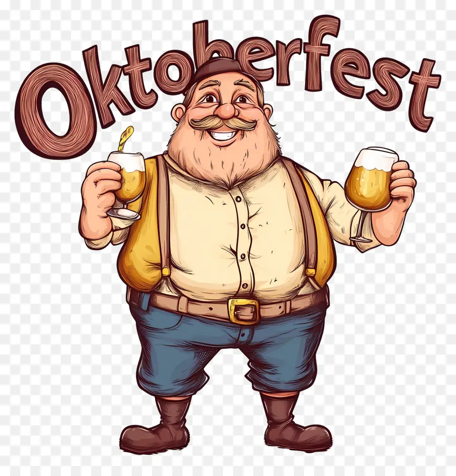 Oktoberfest，Hombre Con Barba PNG