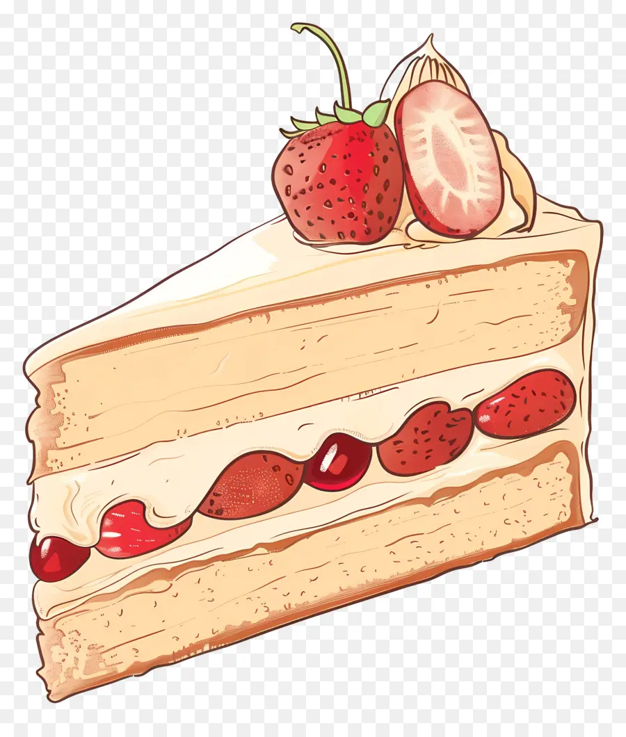 Rebanada De Pastel，Postre PNG