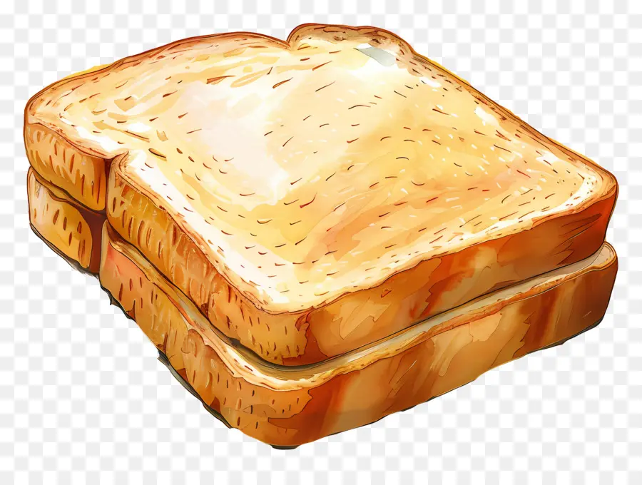 Rebanada De Pan，Pan Tostado PNG