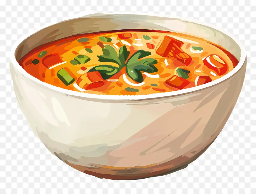 Plato De Sopa，Sopa De Tomate PNG