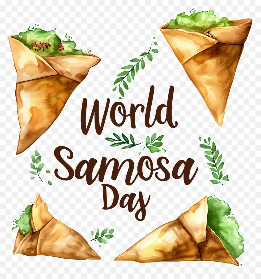 Día Mundial De Samosa，La Comida De Arte PNG