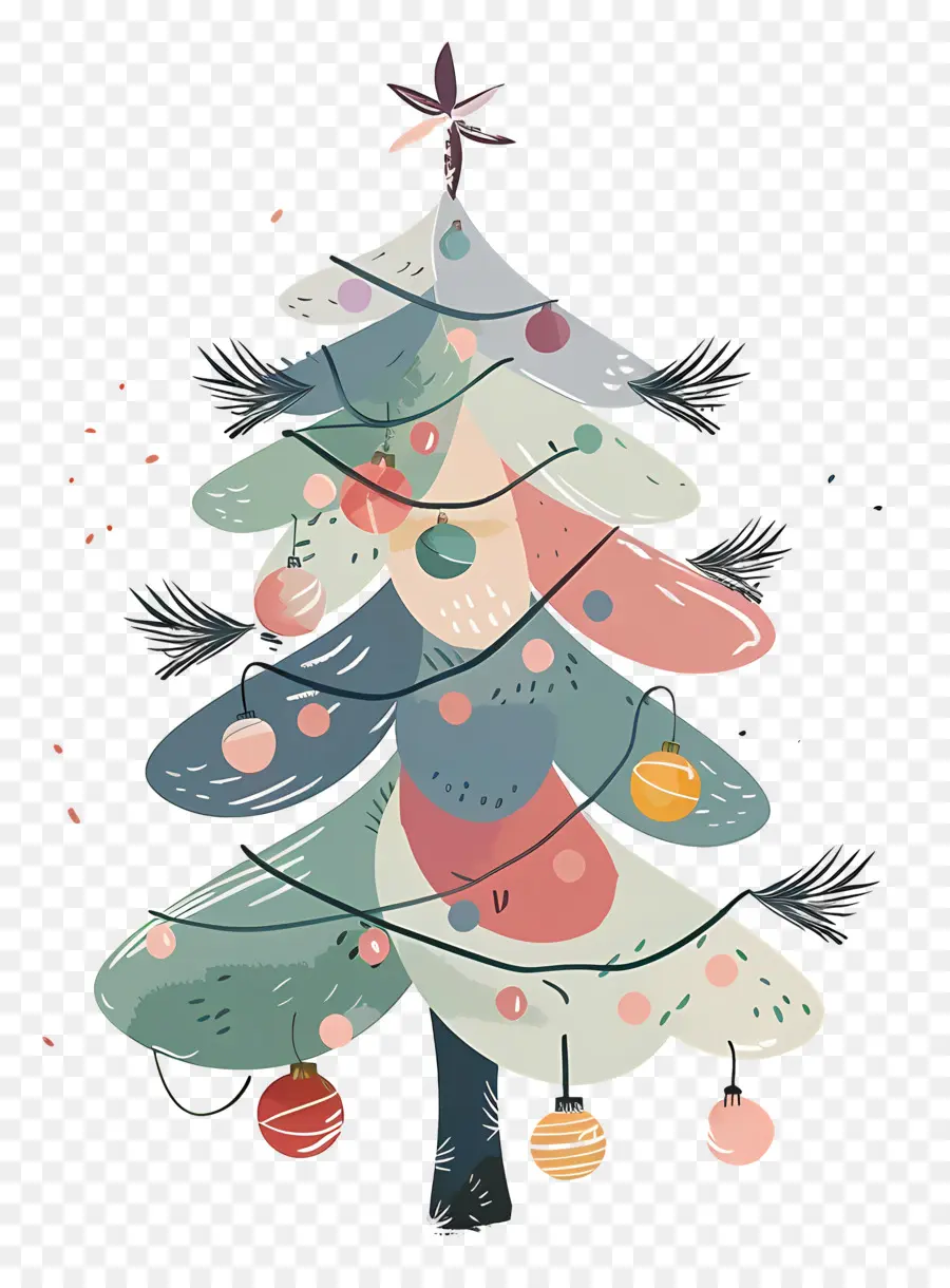 Árbol De Navidad，Estrella PNG