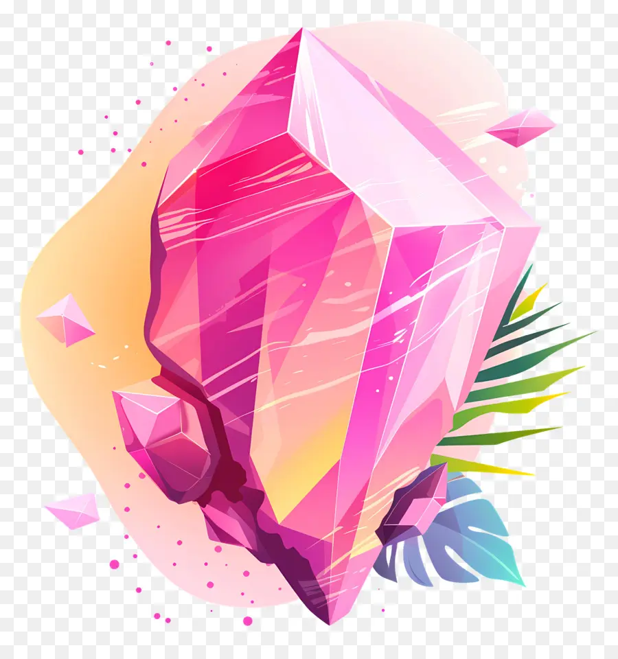 Rosa De Piedras Preciosas，Rosa De Cristal PNG