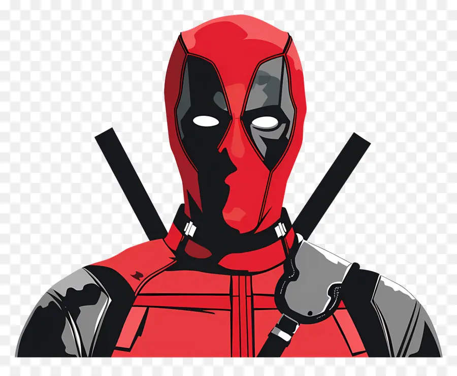 Deadpool，Traje Rojo PNG