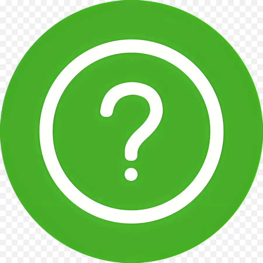 Signo De Interrogación Verde，Signo De Interrogación PNG