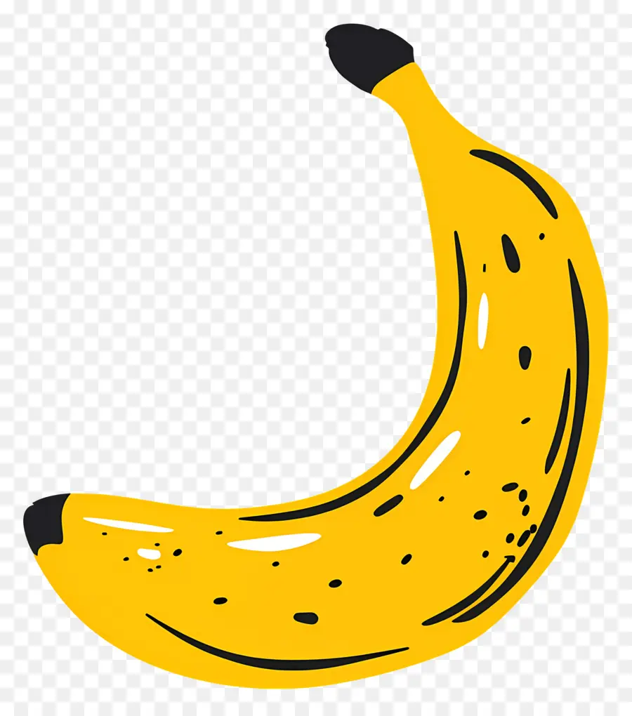 Banano，Plátano Maduro PNG