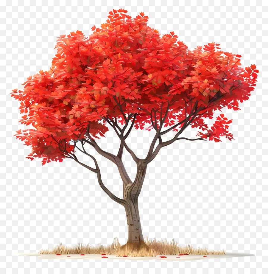 árbol De Arce，Árbol De Arce Rojo PNG