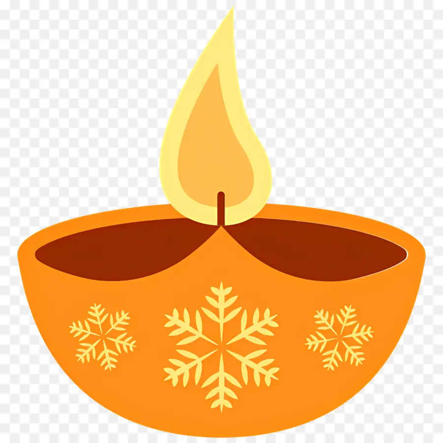 Diwali，Vela Encendida PNG