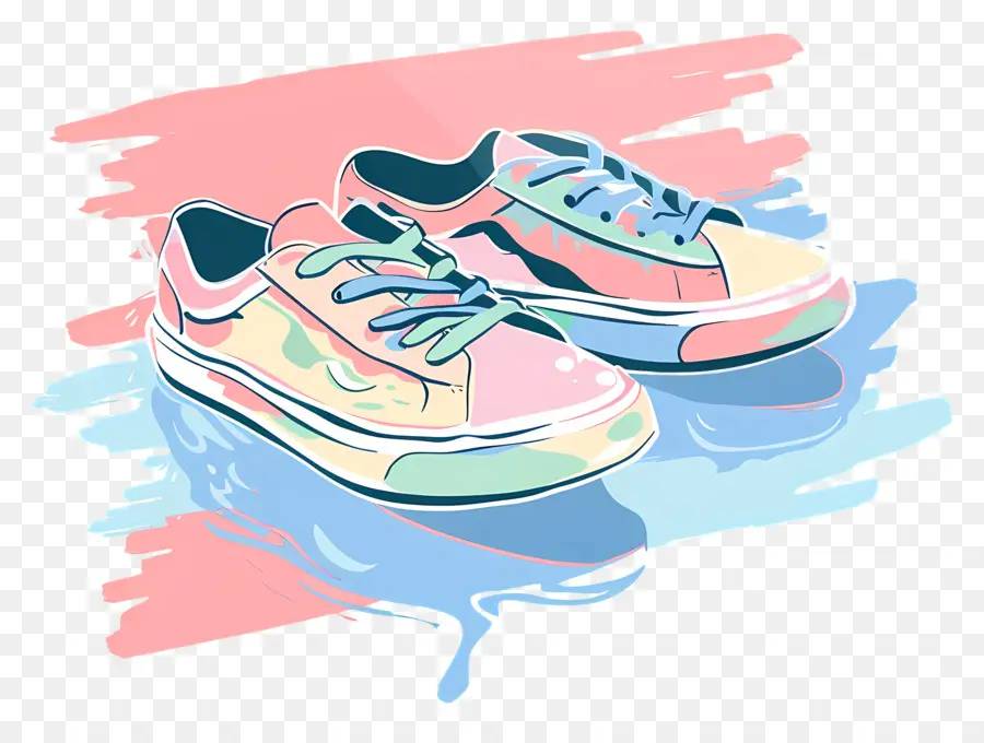 Zapatos，Zapatos Pastel PNG