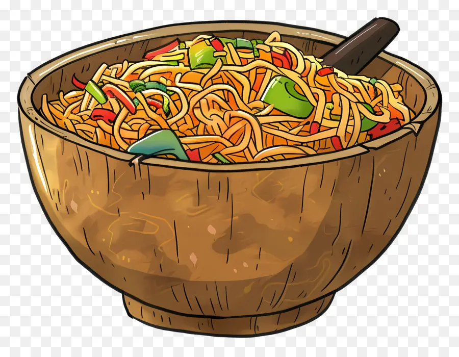 Chow Mein，Espaguetis PNG