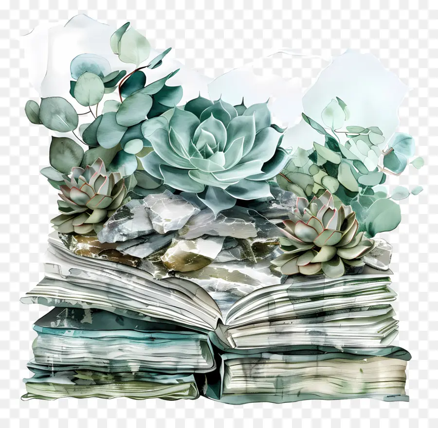 Libros，Las Plantas PNG