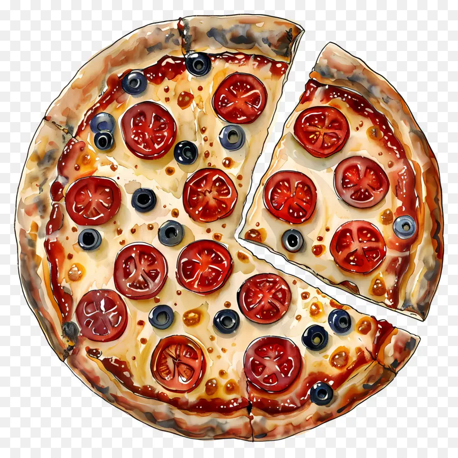 Pizza，Tomate De La Pizza PNG