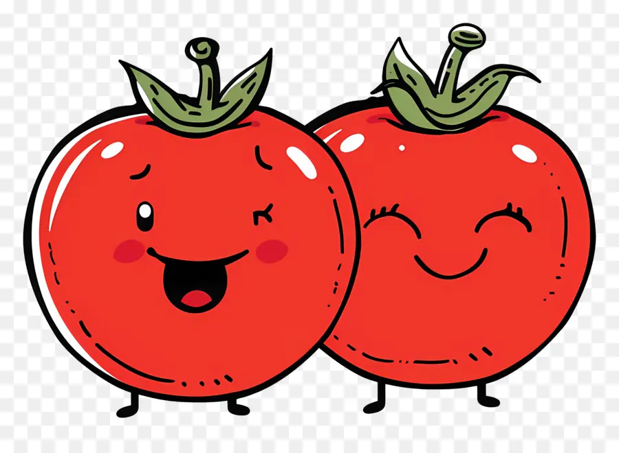 Los Tomates，Sonriendo De Tomate PNG