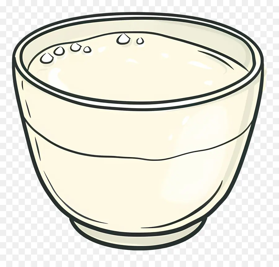 Tazón De Leche，Leche Desbordante PNG