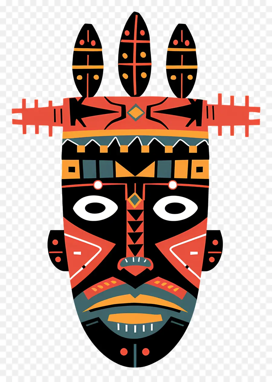 Máscara Tribal，Mascarilla PNG