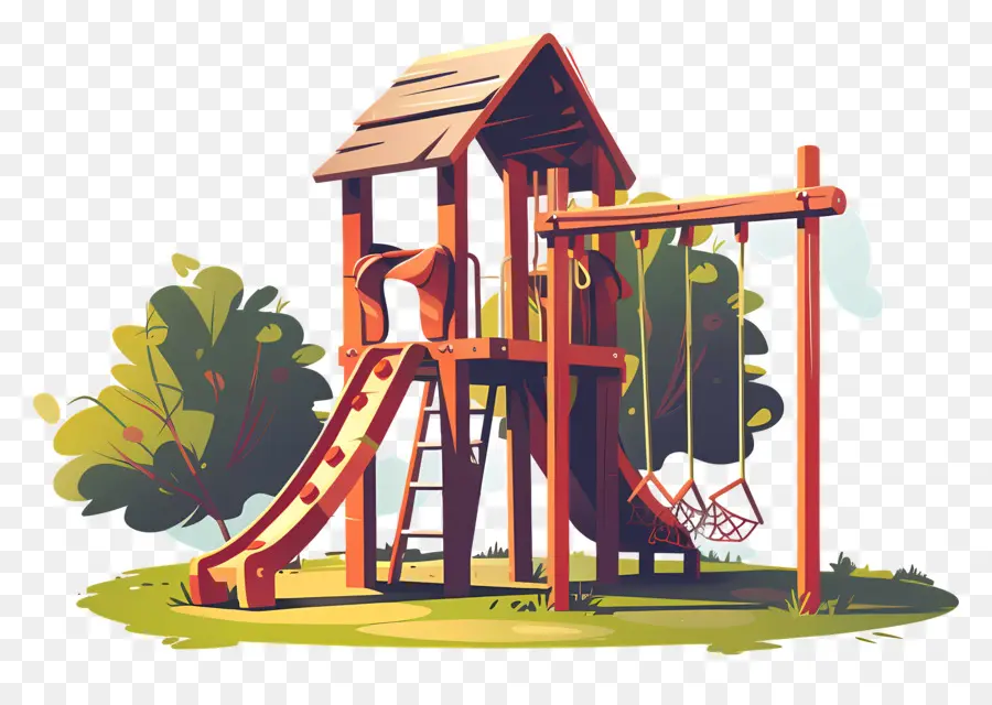 Zona De Juegos Infantil，Swing Set PNG